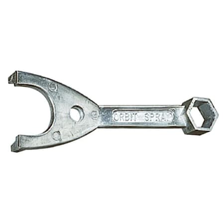 Orbit Orbit Underground 53027 Aluminum Head Wrench; 6.25 x 2.38 x 1 in. 198055